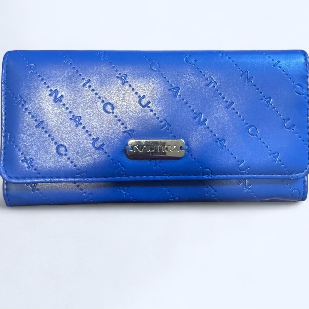 Nautica Money Manager RFID Wallet – Deep Sea Dive Blue – NWT